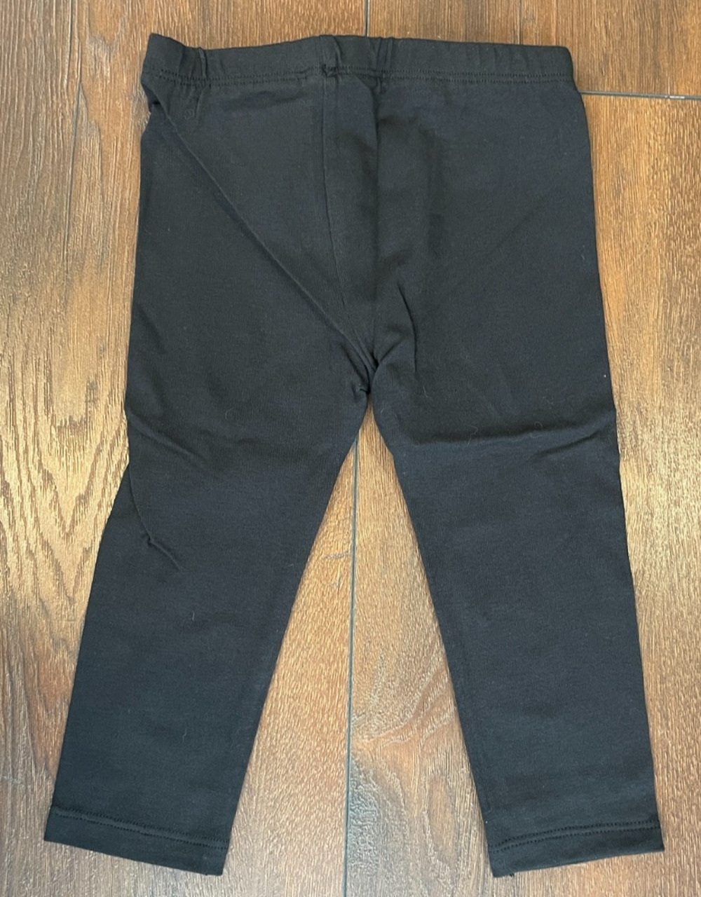 Jumping Beans Ankle Leggings 18M Black Cotton Blend Unisex Baby Elastic Waist